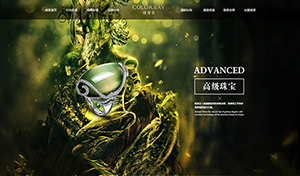 珠宝企业网站建设